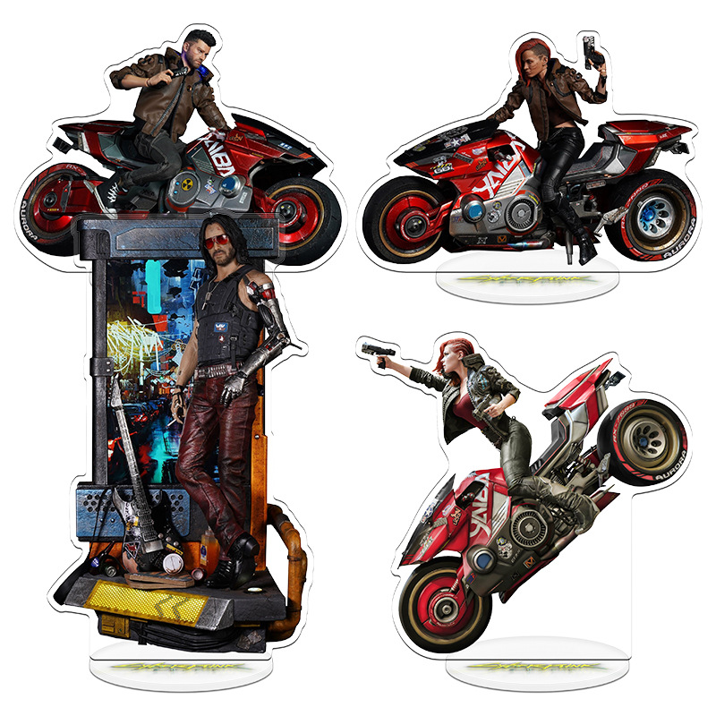 Resin Art Anime - Мерч по игре Cyberpunk 2077: Модель-подставка,