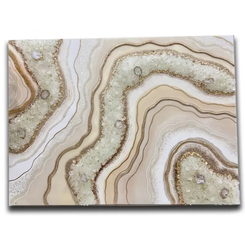Resin Art Geode - Настенный декор: Картина из эпоксидной смолы