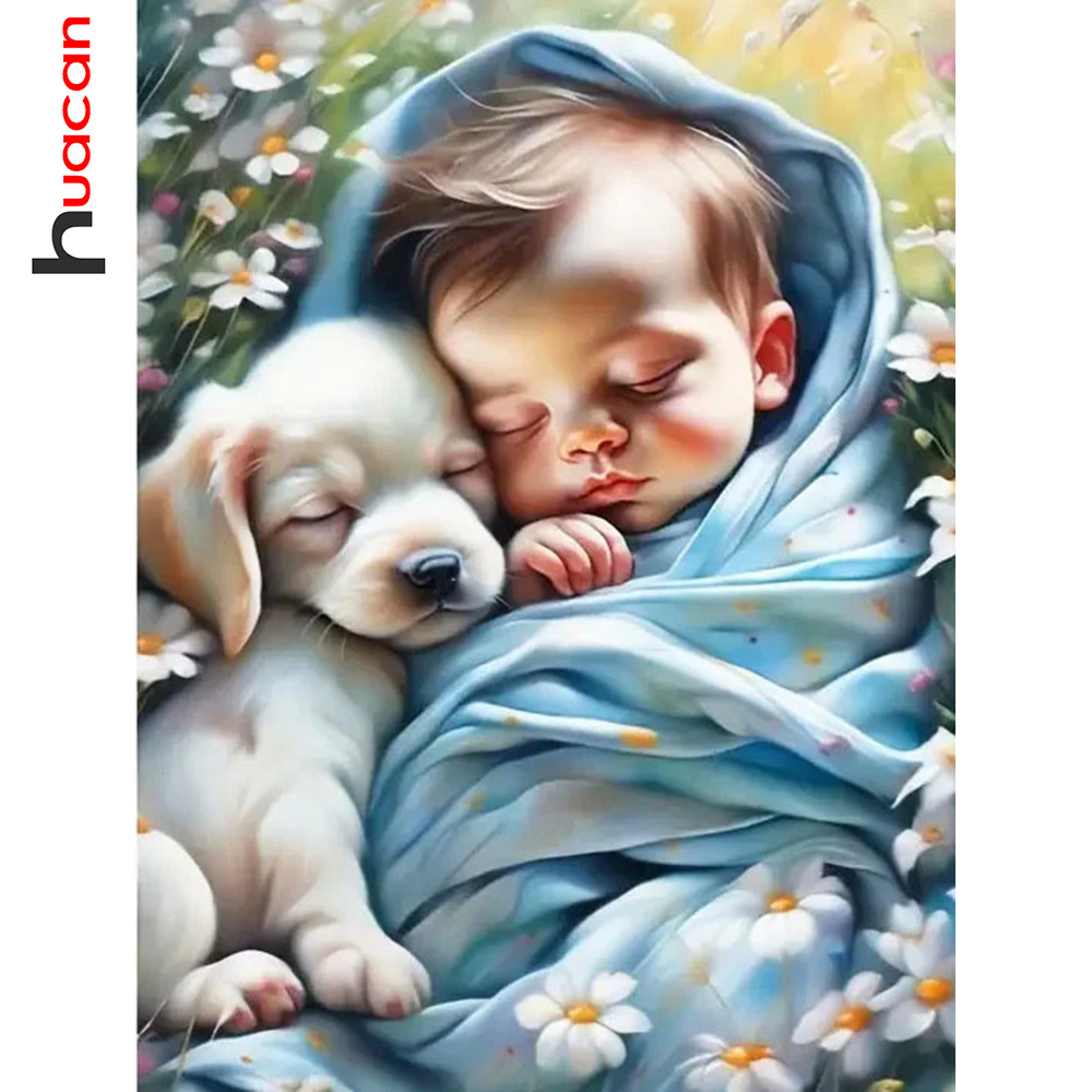 Resin Art Wallpaper - Алмазная 5D картина Huacan «сделай сам»,