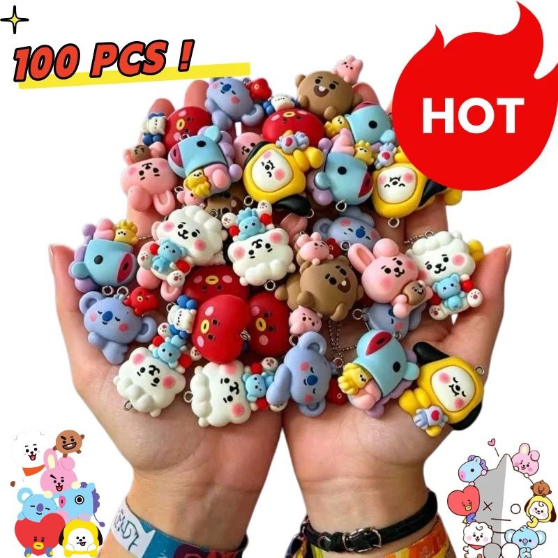 Resin Art Jewellery - 10 шт. милых смоляных подвесок в