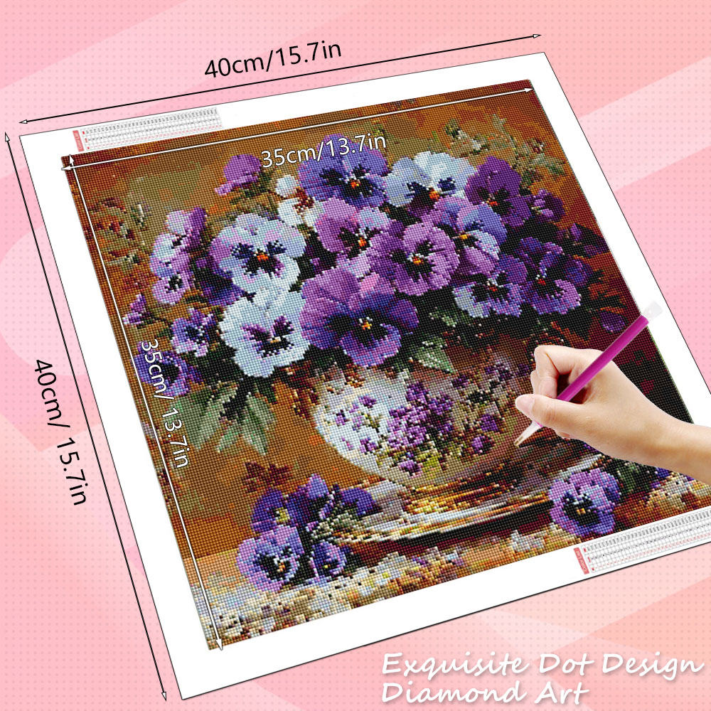 HUACAN 5D Алмазная мозаика Роз – обзор и цена Resin Art Wallpaper