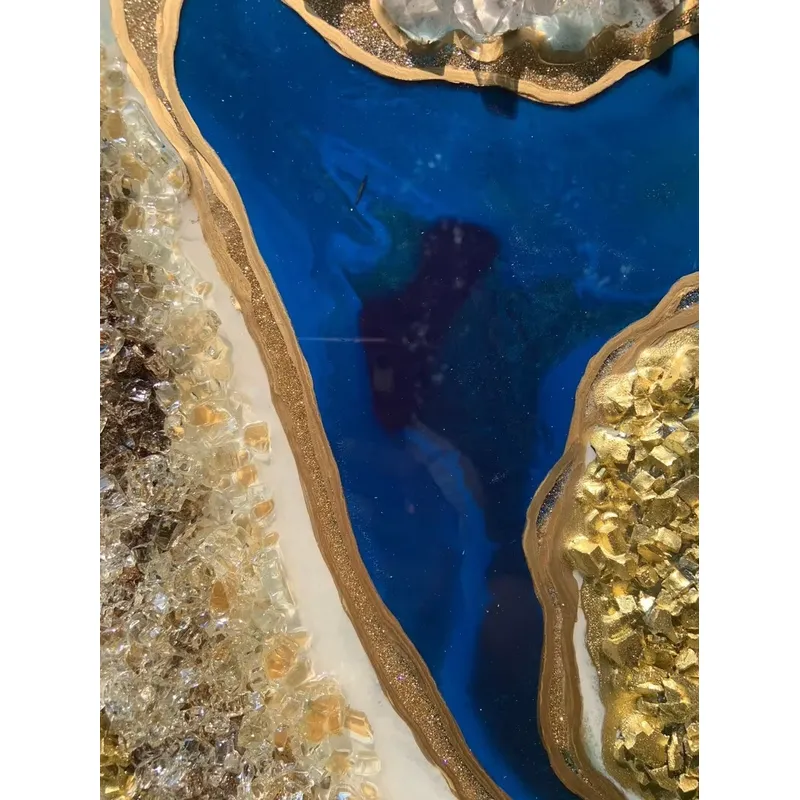 Настенный декор: картина из эп – обзор и цена Resin Art Geode