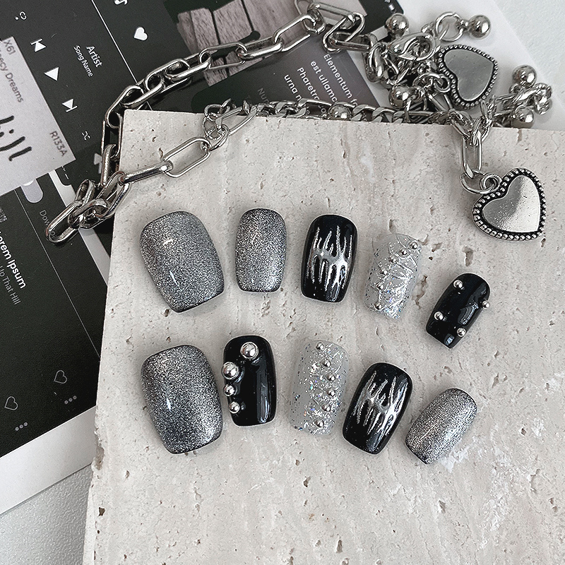 10 шт. коротких квадратных нак – обзор и цена Resin Art Glitter