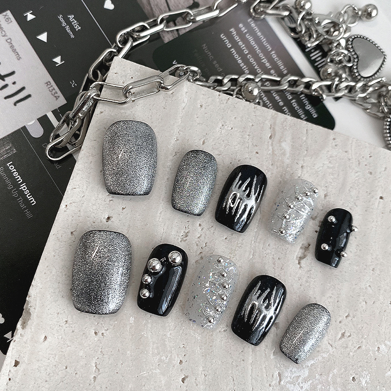 10 шт. коротких квадратных нак – обзор и цена Resin Art Glitter