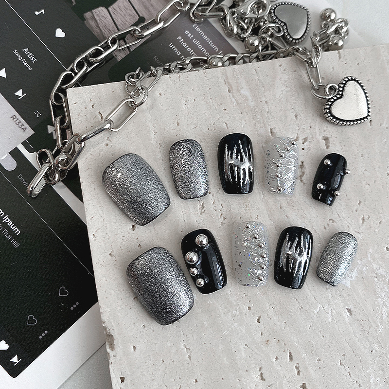 10 шт. коротких квадратных нак – обзор и цена Resin Art Glitter