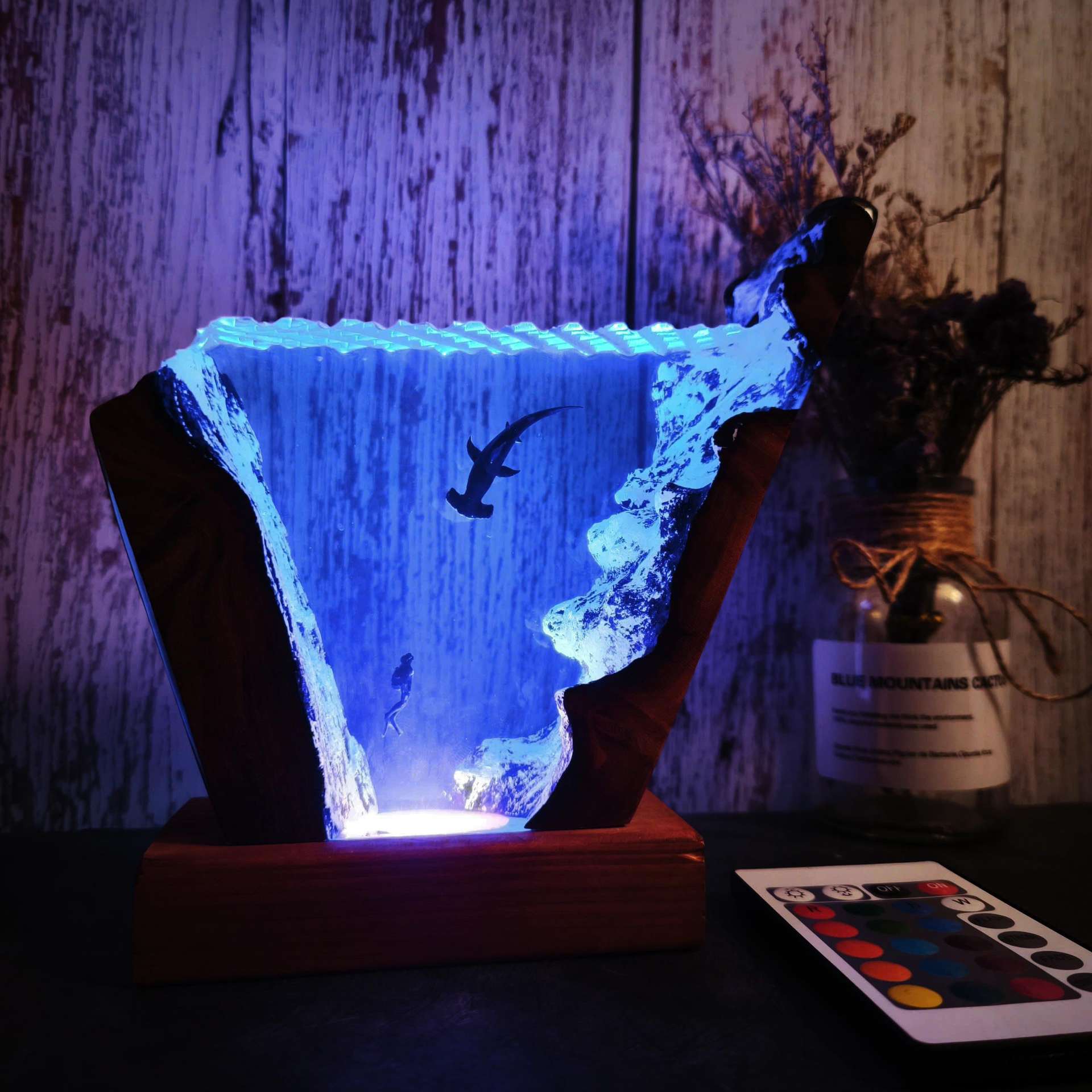 6 * 4-дюймовый светящийся деко – обзор и цена Resin Art Gift For Wedding