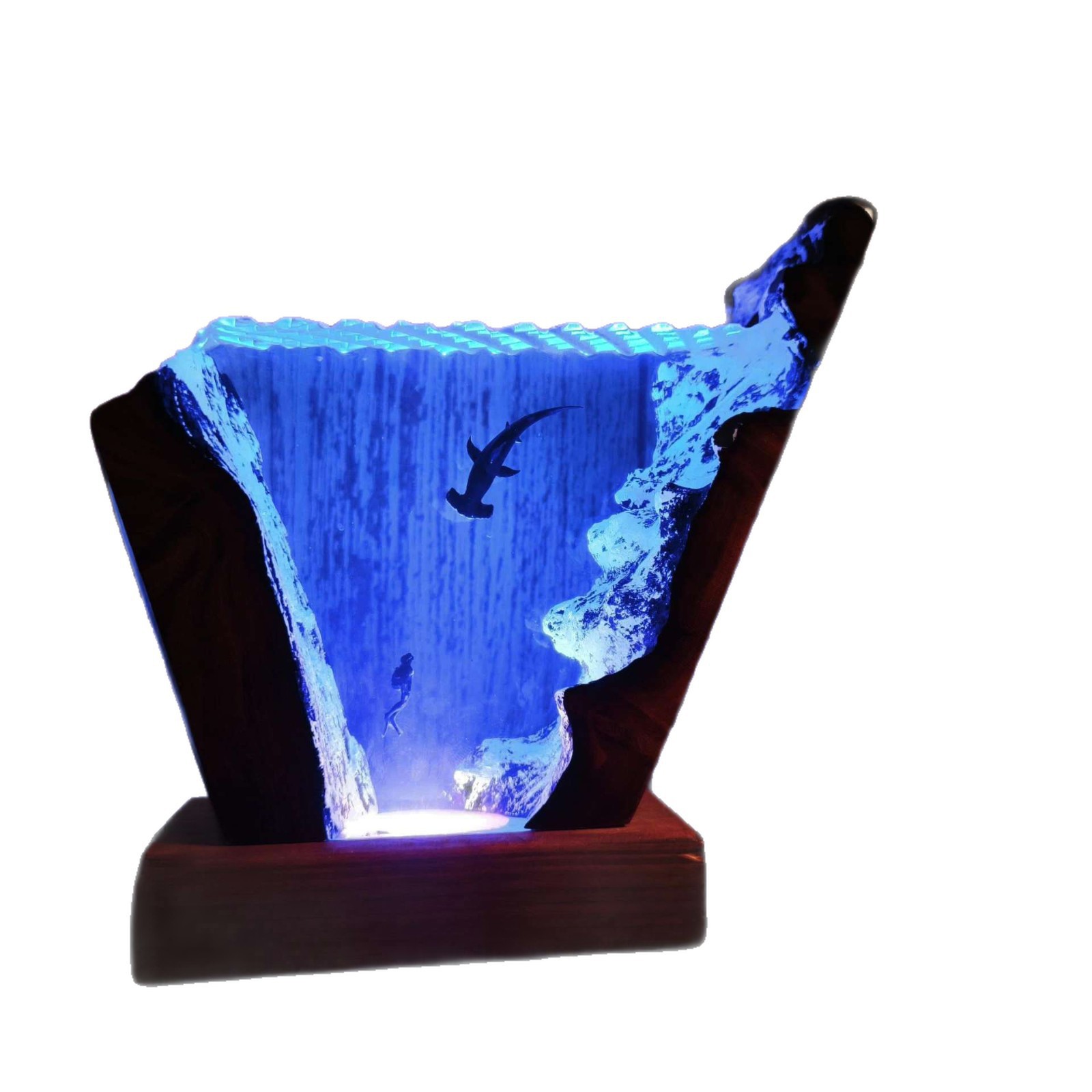 6 * 4-дюймовый светящийся деко – обзор и цена Resin Art Gift For Wedding