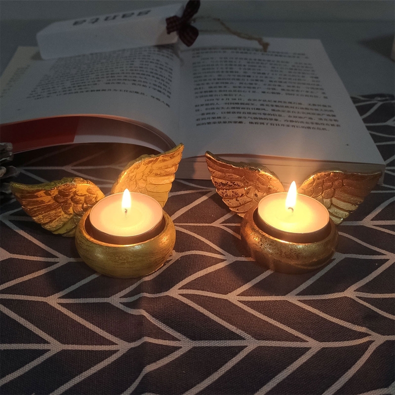 Подсвечник с крыльями ангела,  – обзор и цена Resin Art Gift For Wedding