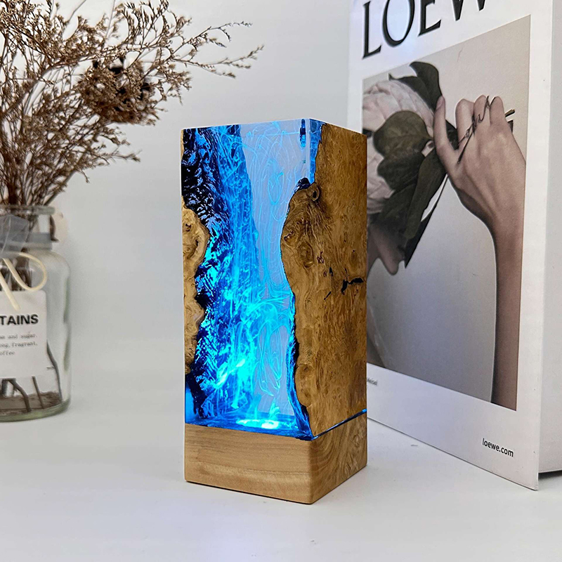 Настольная лампа из смолы с по – обзор и цена Resin Art Resin