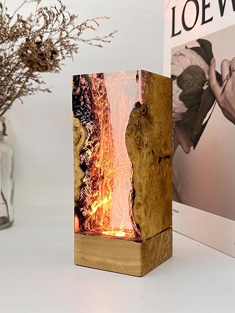 Настольная лампа из смолы с по – обзор и цена Resin Art Resin