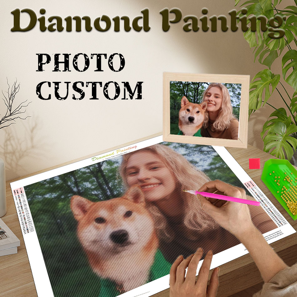 Алмазная мозаика с фото на зак – обзор и цена Resin Art Gift For Wedding