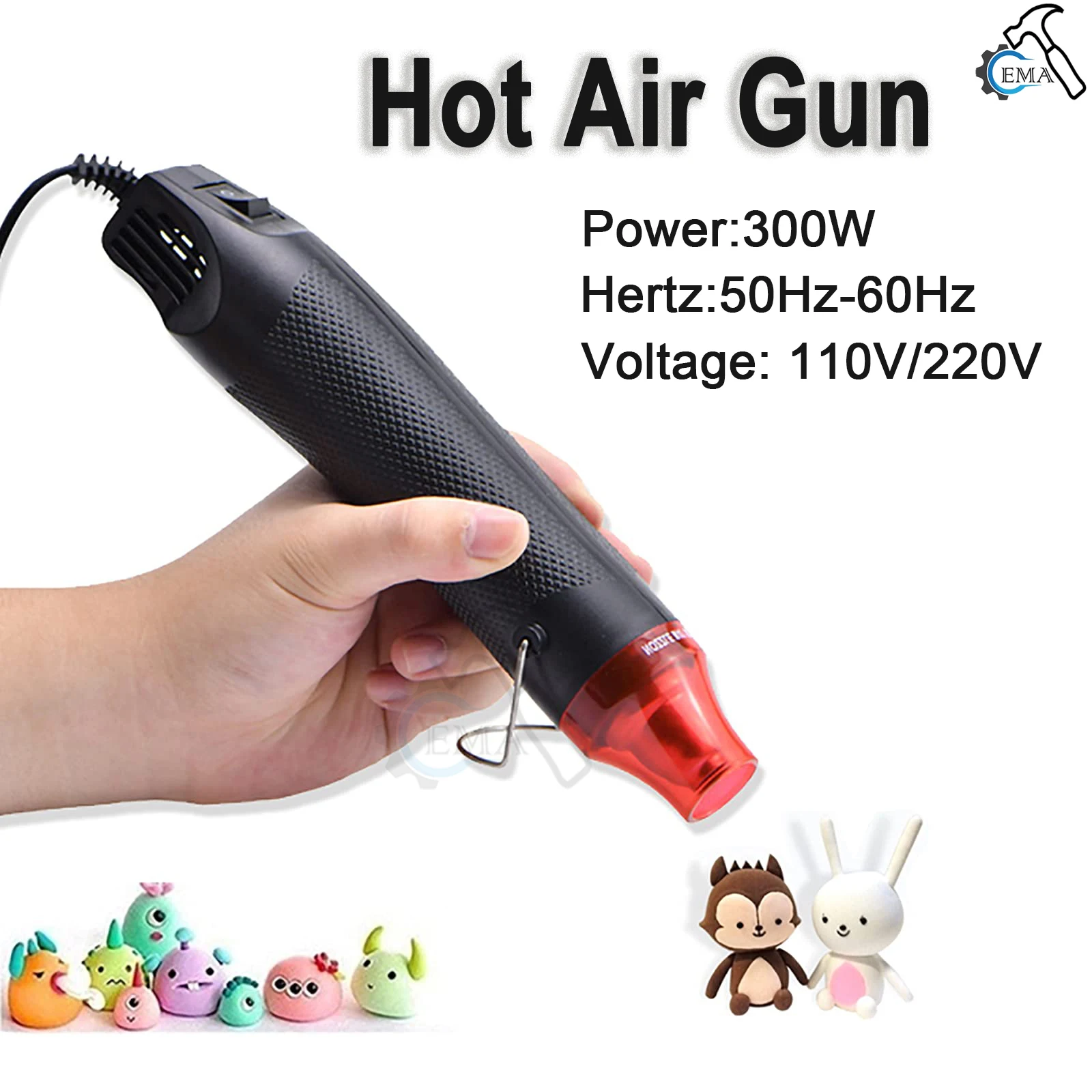 110 В/220 В, стандартный фен,  – обзор и цена Resin Art Heat Gun