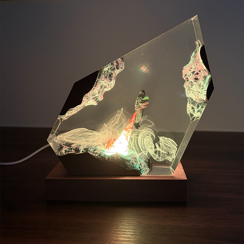 Фигурка-ночник в стиле научно- – обзор и цена Resin Art Anime