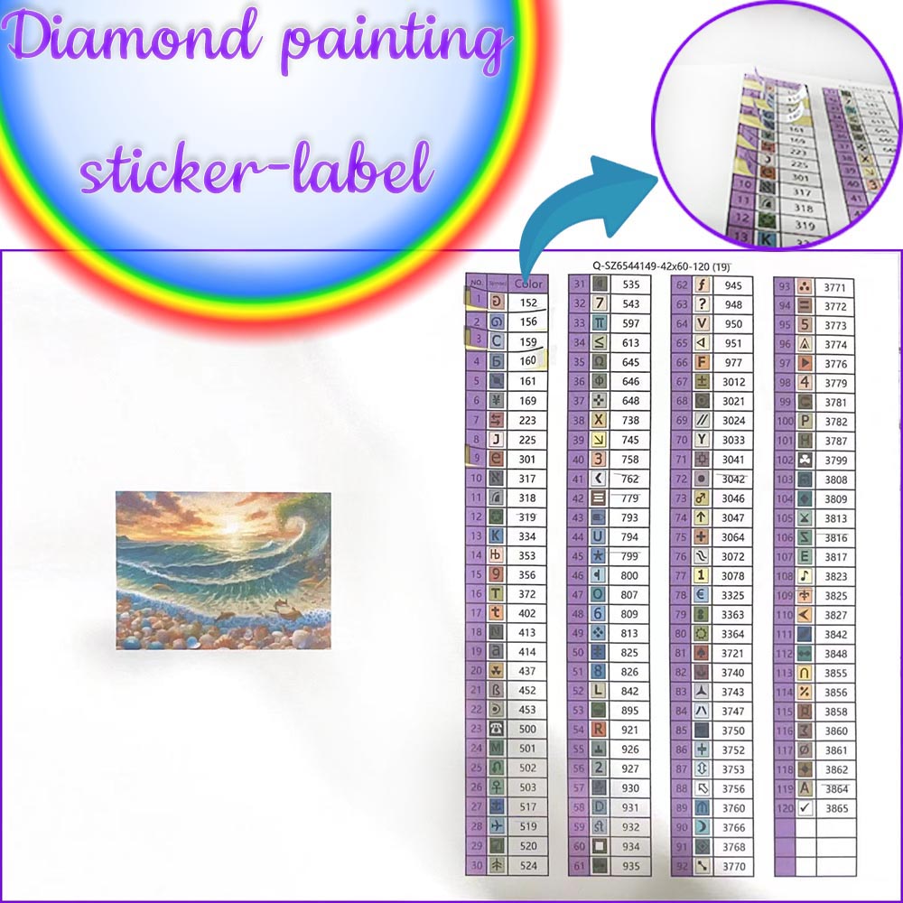 5D Diy 120-цветная алмазная жи – обзор и цена Resin Art Wallpaper